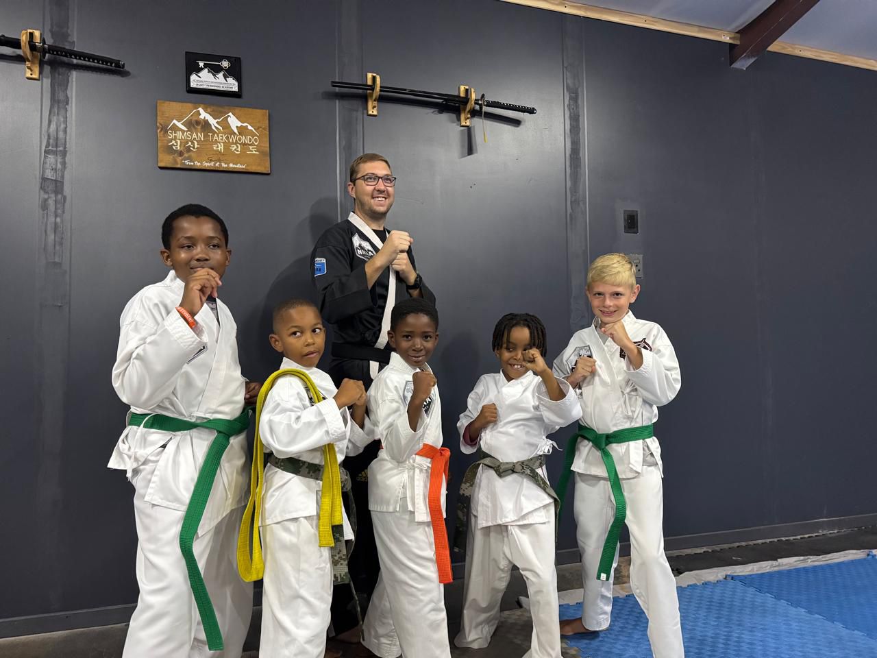 Karate Kids class group